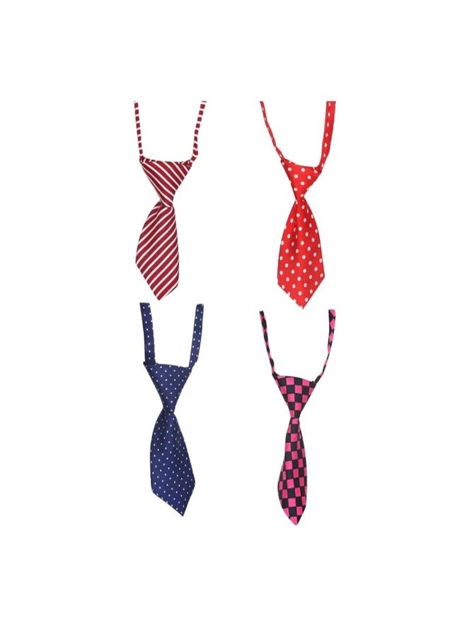 Misu Cat & Dog Tie - Adjustable Pet Neck Tie for Dogs & Cats - Soft Fabric, Cute Pattern for Parties, Photoshoots Ideal for Small Breeds Blue - Image 3